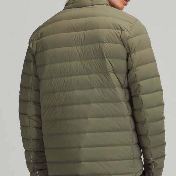 NWT Lululemon Men’s Navigation Stretch Down Jacket Size XL Medium Olive - Picture 3 of 5